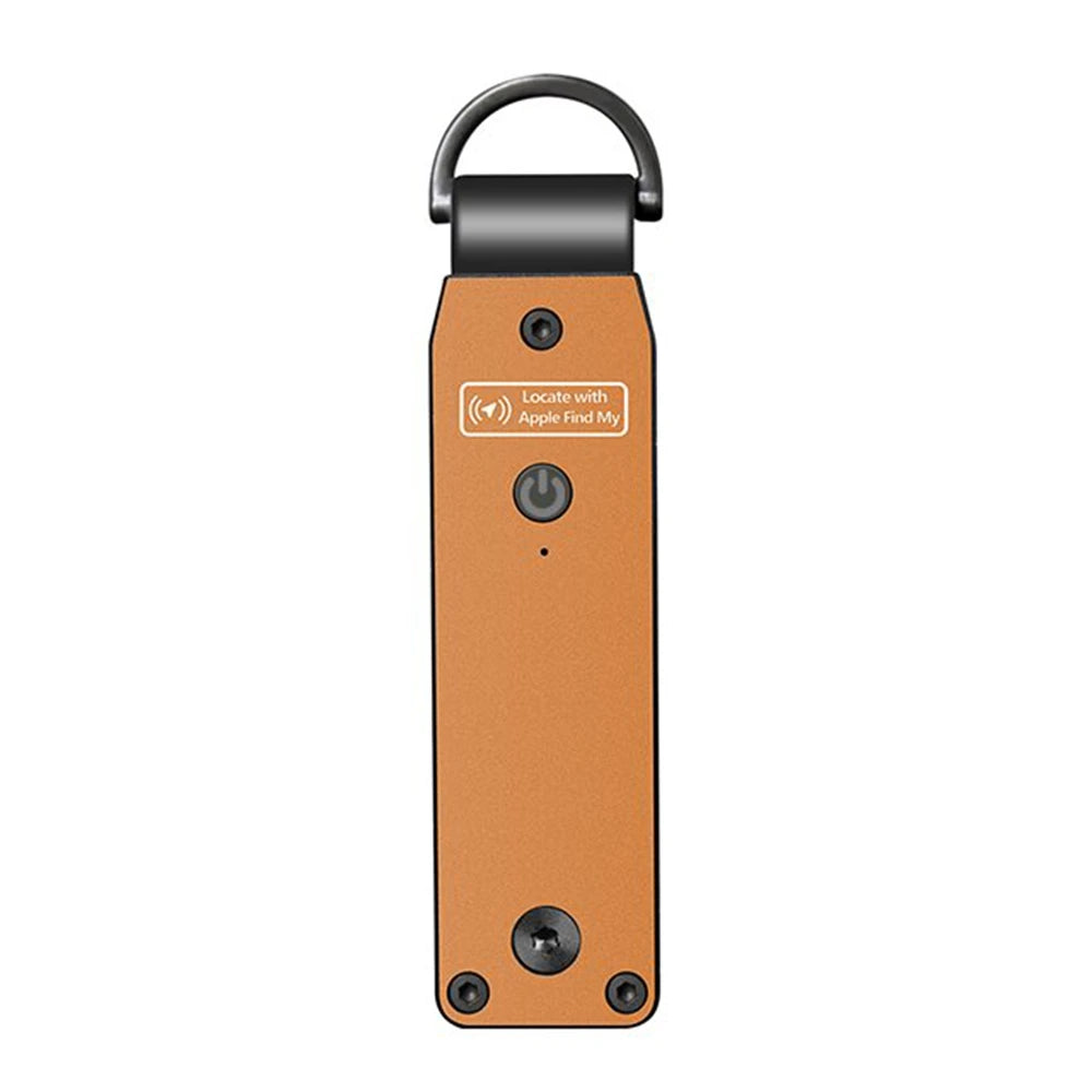 NURVION keychain shown in an orange matte finish