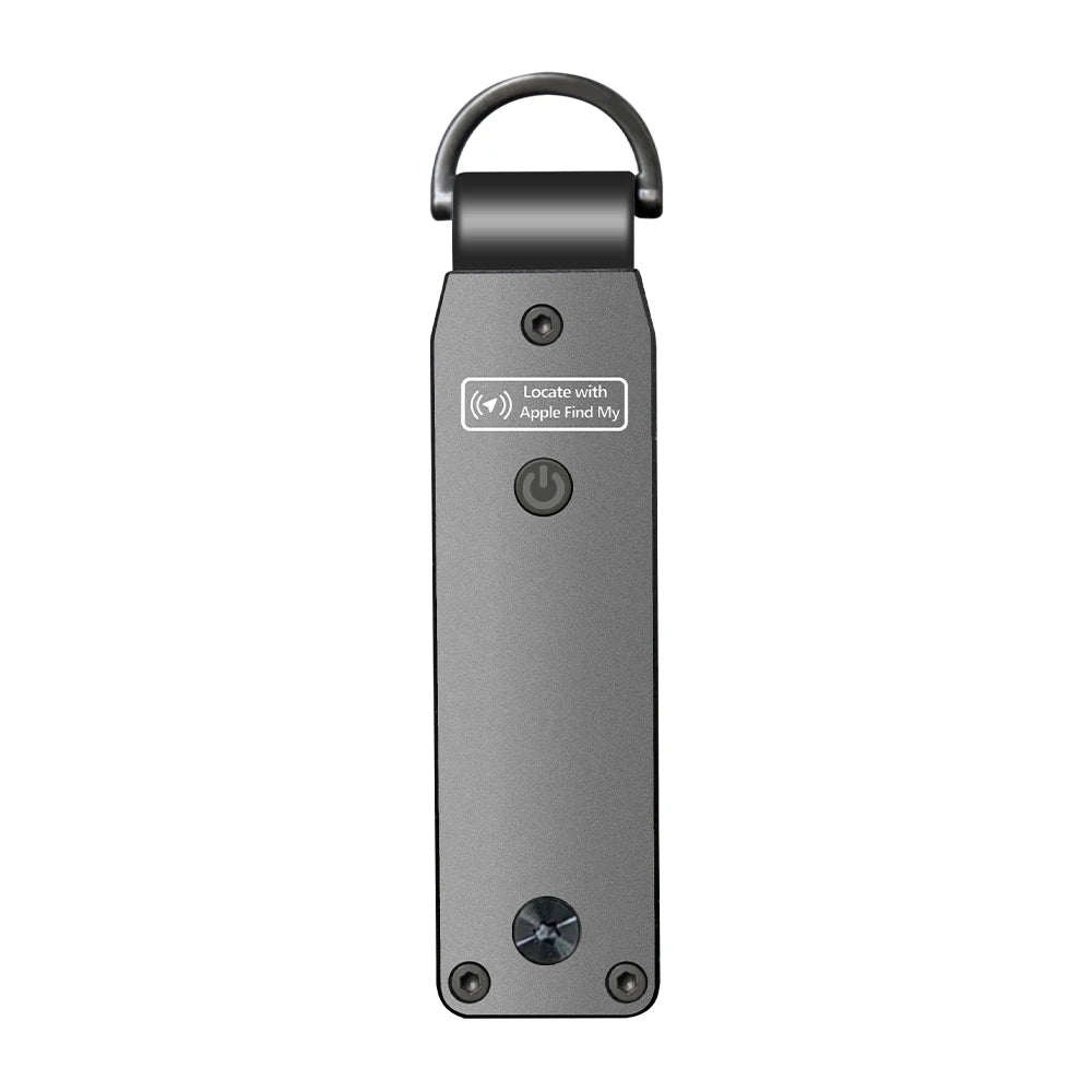 NURVION keychain shown in a grey matte finish