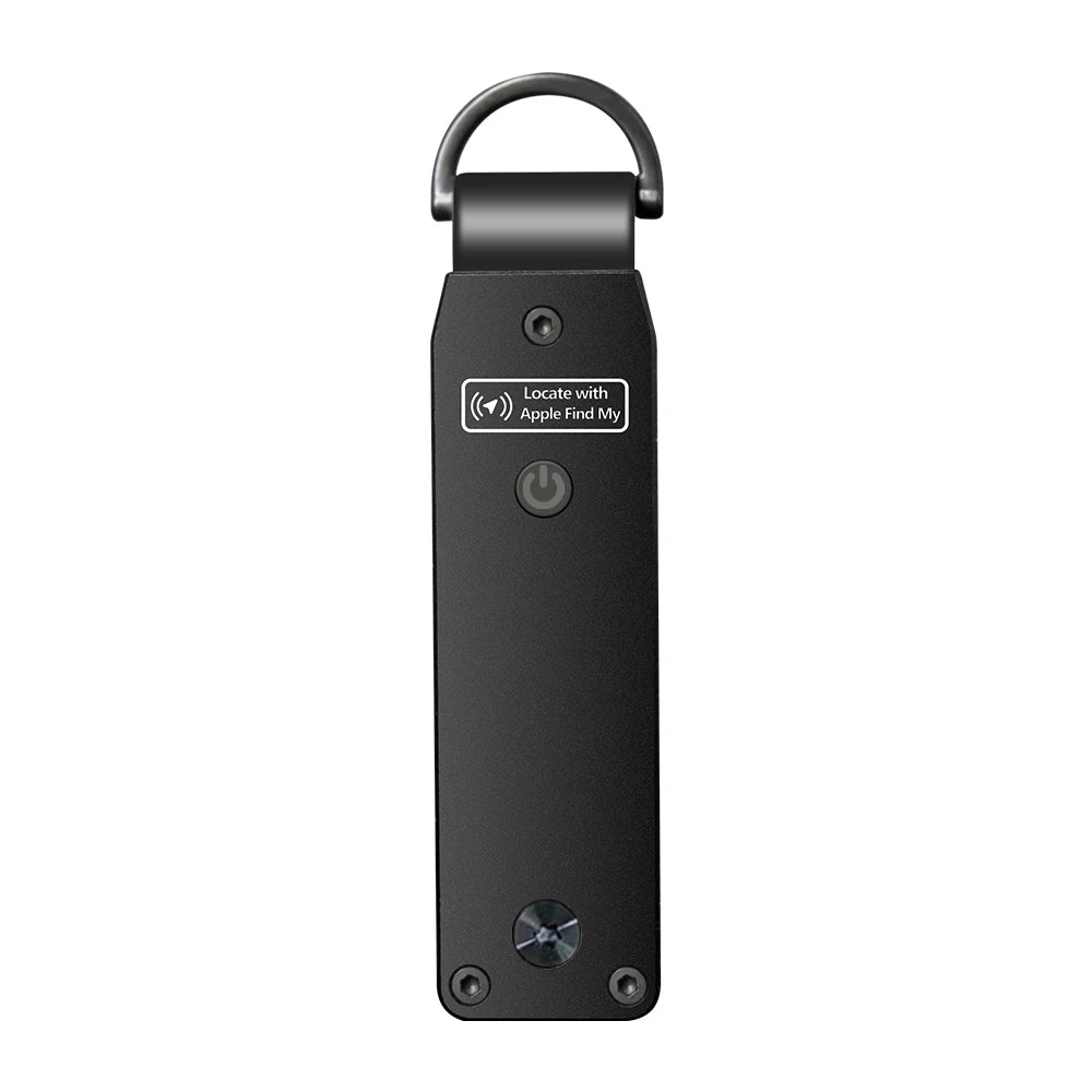 NURVION keychain shown in a matte black finish