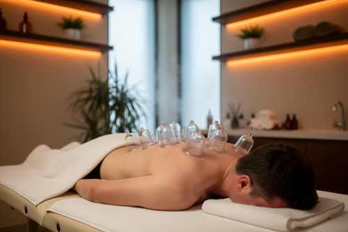 Terapia de Hijama - Ventosas en la espalda